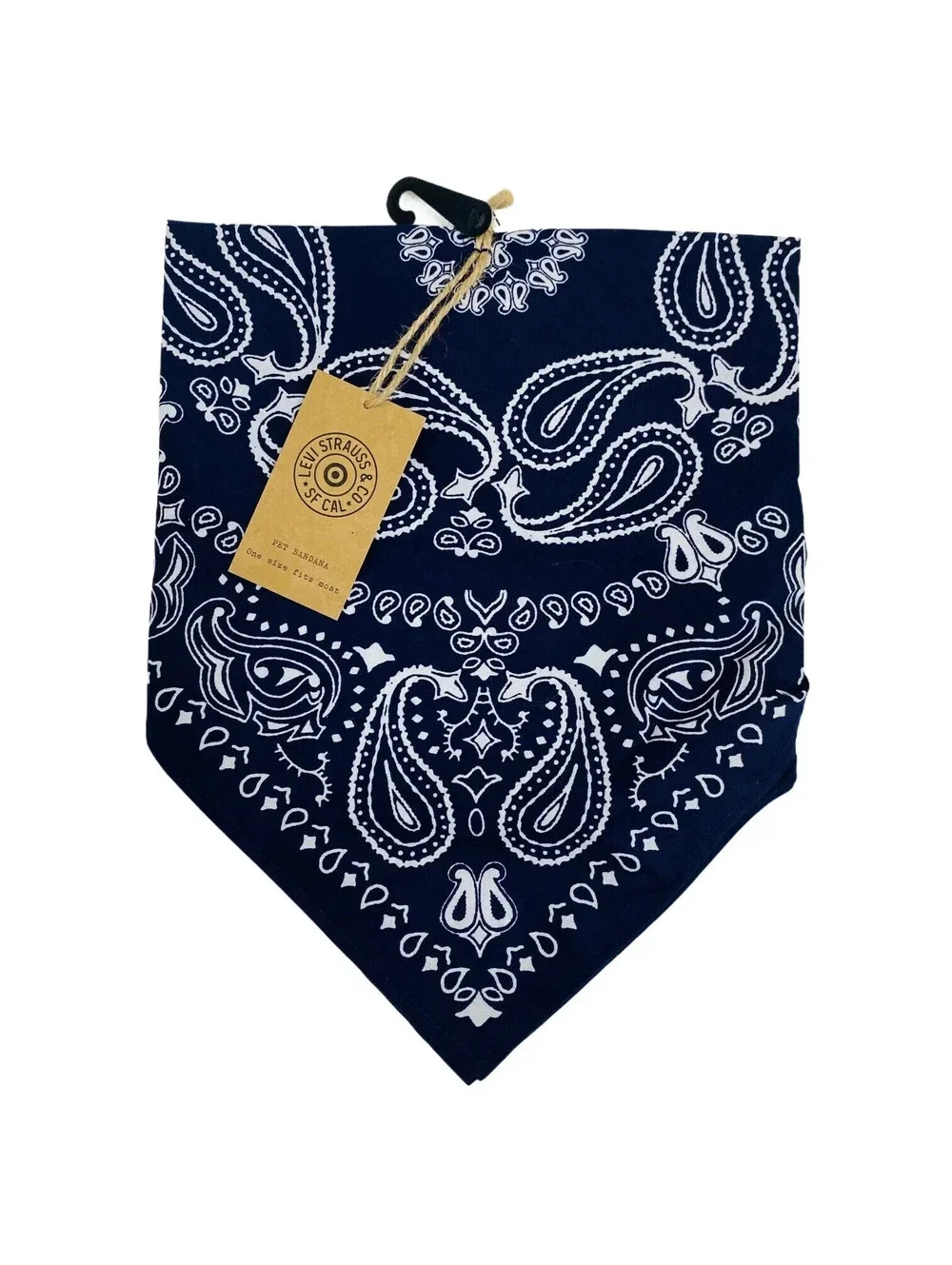 Levis x Target 18” x 18” Dog Bandana Navy Blue NWT